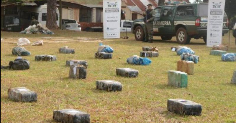 Incautan maacutes de una tonelada de marihuana en dos procedimientos