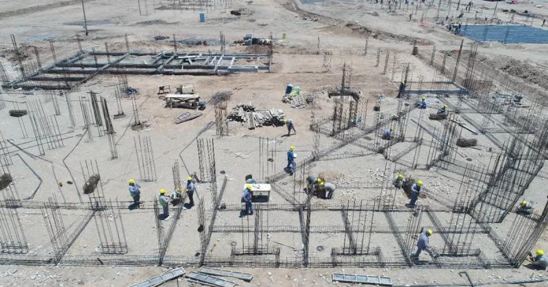 Avance de un 20-en-porciento- de obras en el Penitenciario que se construye en Chalicaacuten