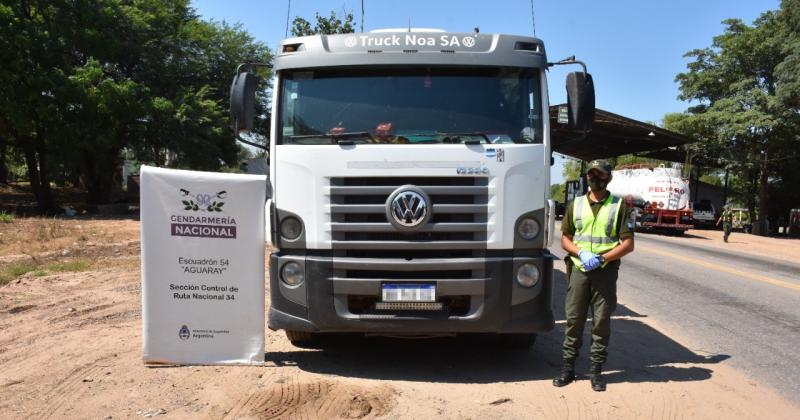 Trasladaba ilegalmente 30 toneladas de maiacutez 