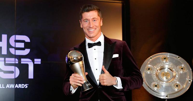 Lewandowski superoacute a Messi y se quedoacute con el premio The Best