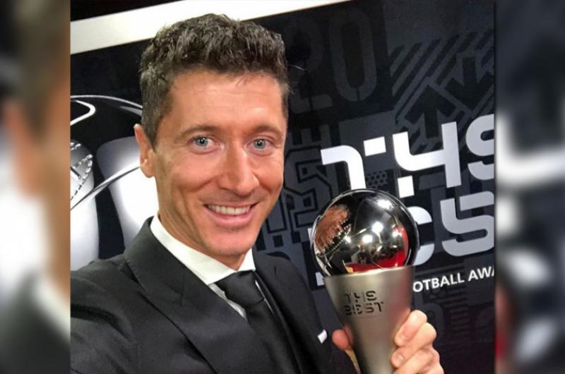 Lewandowski superoacute a Messi y se quedoacute con el premio The Best