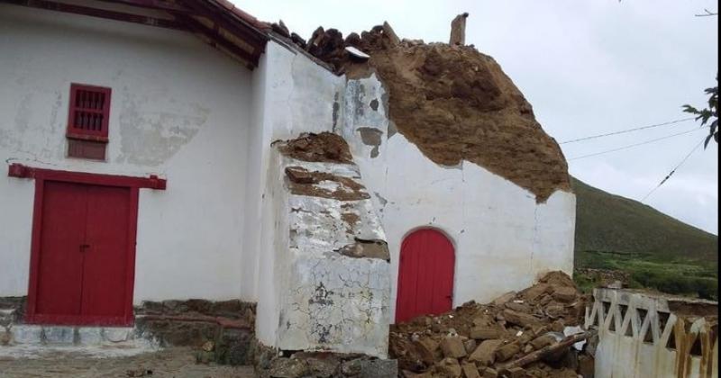 Tormentas dejaron dantildeos en dos capillas histoacutericas de Cochinoca