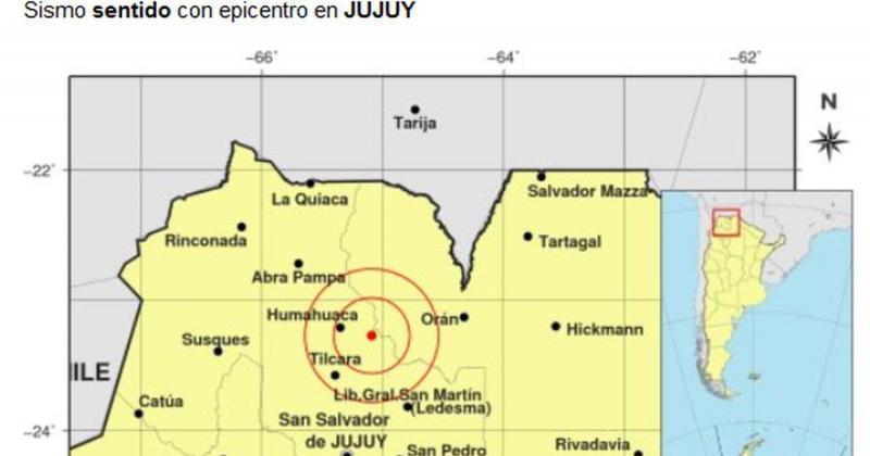 Humahuaca- se registroacute un sismo de 44