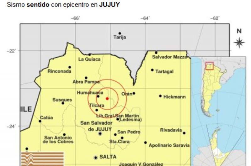 Humahuaca- se registroacute un sismo de 44