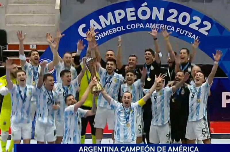 Argentina campeoacuten de la Copa Ameacuterica de Fuacutetsal