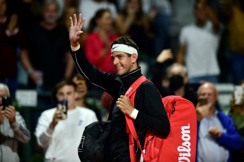 Del Potro perdioacute con Delbonis y jugoacute el uacuteltimo game entre laacutegrimas