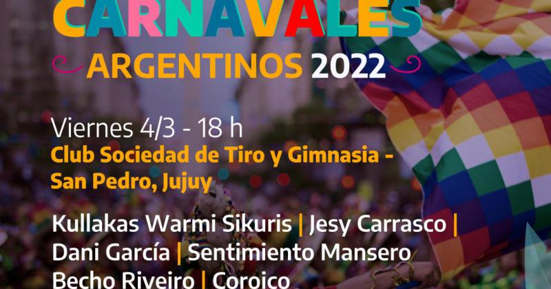 Chaher y Moiseacutes invitan a participar de la propuesta Carnavales Argentinos 2022