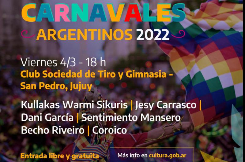 Chaher y Moiseacutes invitan a participar de la propuesta Carnavales Argentinos 2022