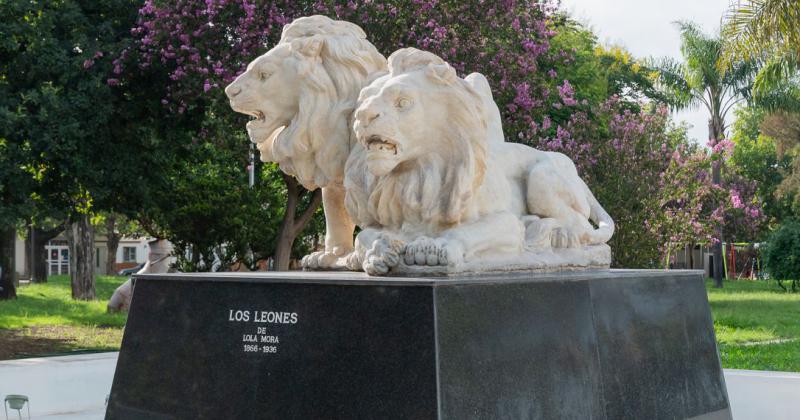 Avanza el proceso de restauracioacuten de las esculturas de Lola Mora