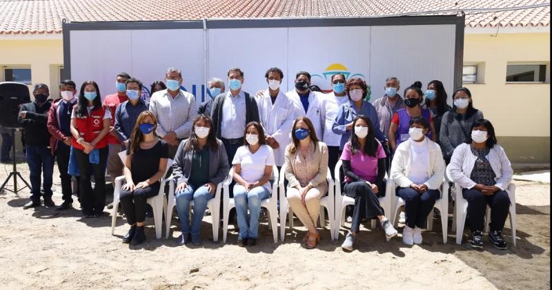 Se inauguraron los moacutedulos sanitarios del Hospital Jorge Uro de La Quiaca