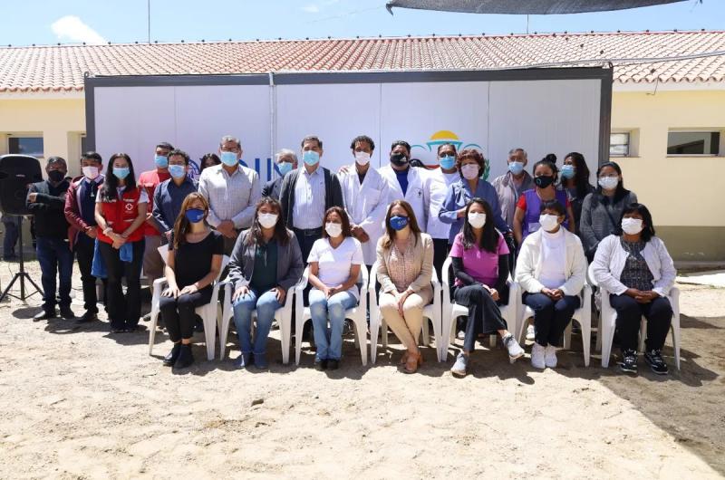 Se inauguraron los moacutedulos sanitarios del Hospital Jorge Uro de La Quiaca