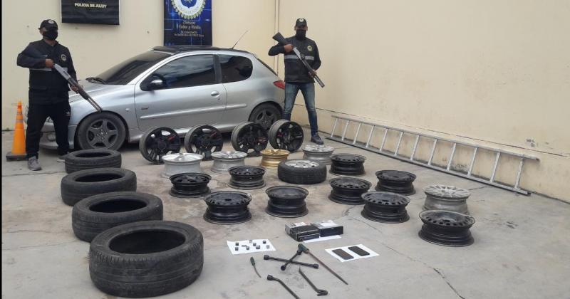 La Policiacutea de la Provincia logroacute recuperar otro lote de ruedas robadas