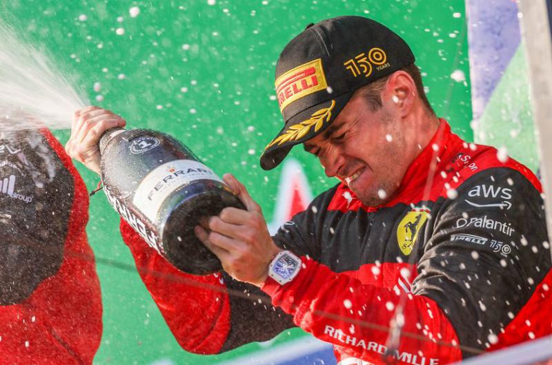 Leclerc corona la victoria en Melbourne y ampliacutea su liderazgo en el campeonato