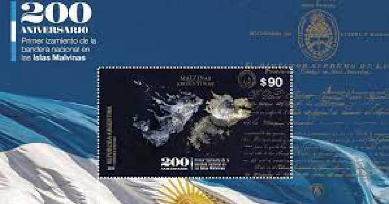 Presentan oficialmente sello postal conmemorativo con la leyenda Malvinas Nos Une