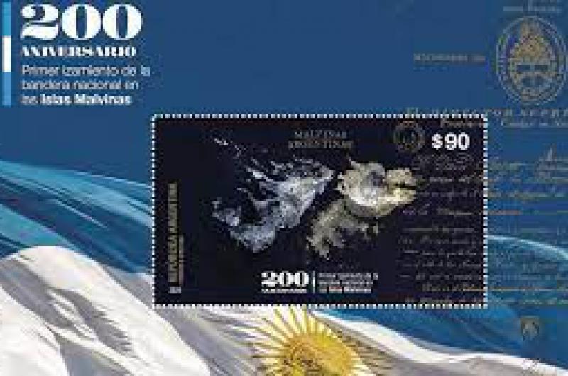 Presentan oficialmente sello postal conmemorativo con la leyenda Malvinas Nos Une