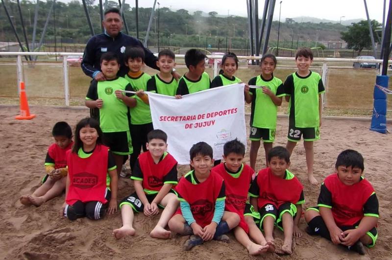 Encuentro Fuacutetbol Playa Kidsraquo en la Ciudad Cultural