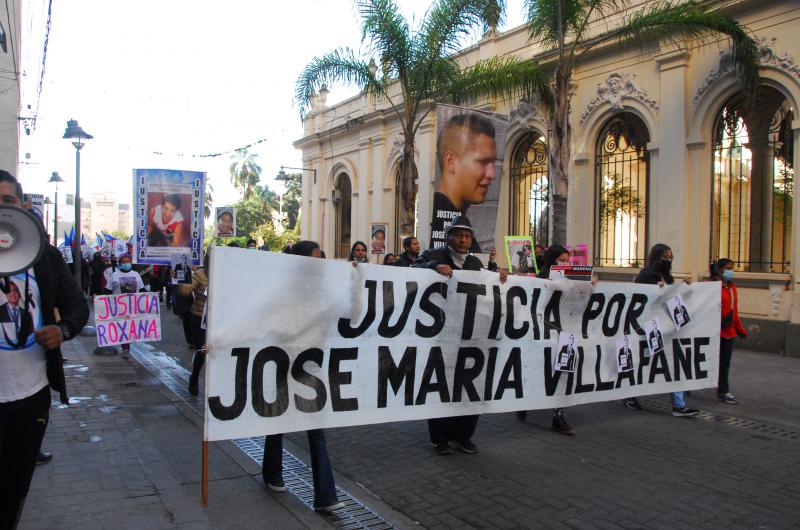 Realizaron marcha para pedir celeridad a la justicia por el caso de Joseacute Mariacutea Villafantildee