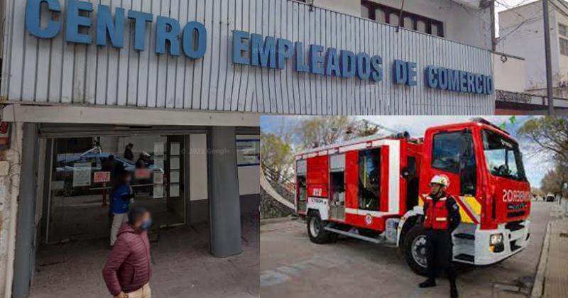 Principio de incendio en el Centro Empleados e Comercio