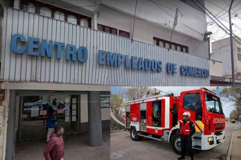 Principio de incendio en el Centro Empleados e Comercio