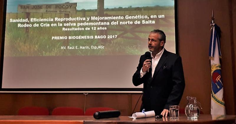 Jujentildeo fue incorporado a la Academia Nacional de Agronomiacutea y Veterinaria