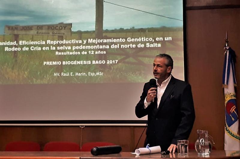 Jujentildeo fue incorporado a la Academia Nacional de Agronomiacutea y Veterinaria