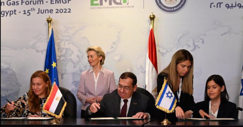 La UE firma histoacuterico acuerdo por el gas natural con Egipto e Israel