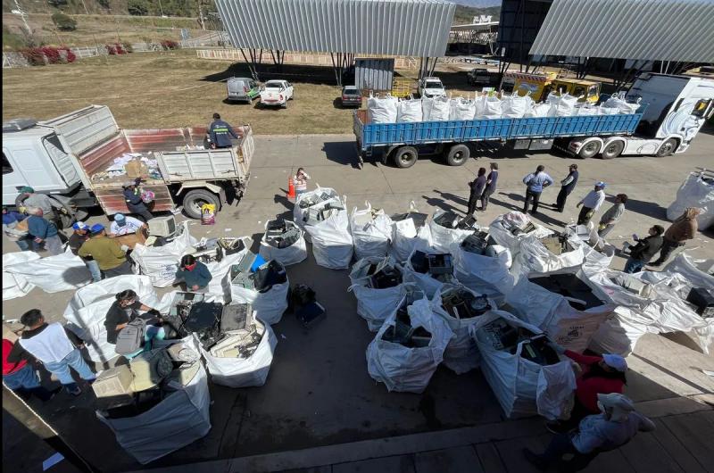 Recuperaron maacutes de mil kilos de materiales reciclables