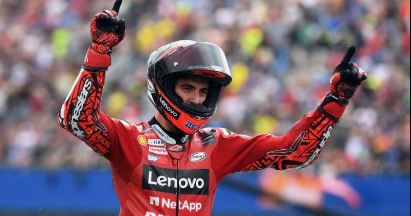 El italiano Bagnaia obtiene una contundente triunfo en Asse