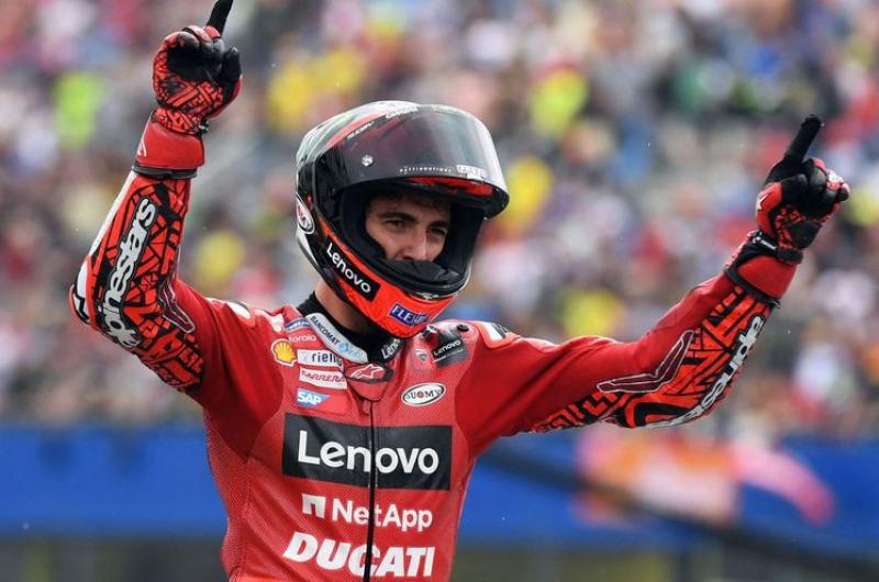 El italiano Bagnaia obtiene una contundente triunfo en Asse