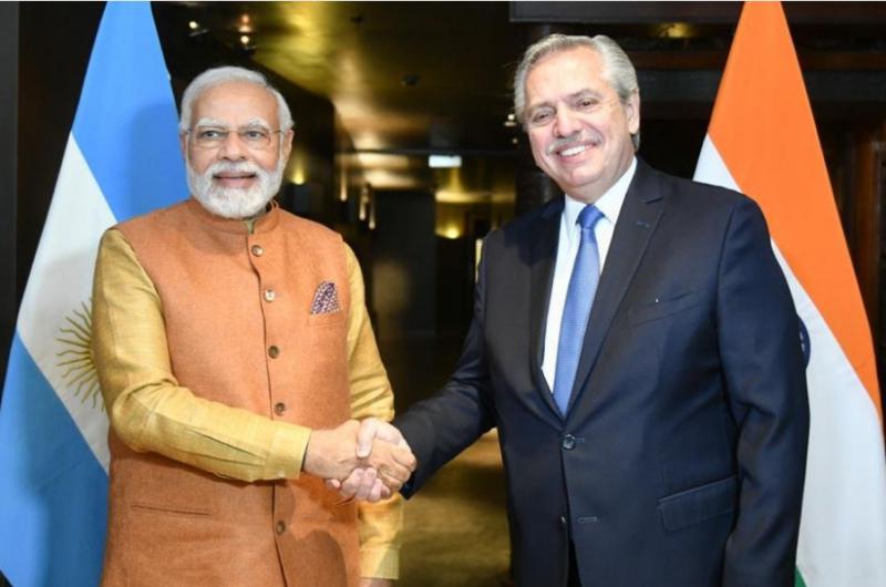  En Muacutenich el Presidente y su primer encuentro con el primer ministro de India