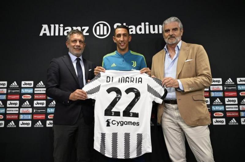  Angel Di Mariacutea fue presentado como refuerzo de Juventus 