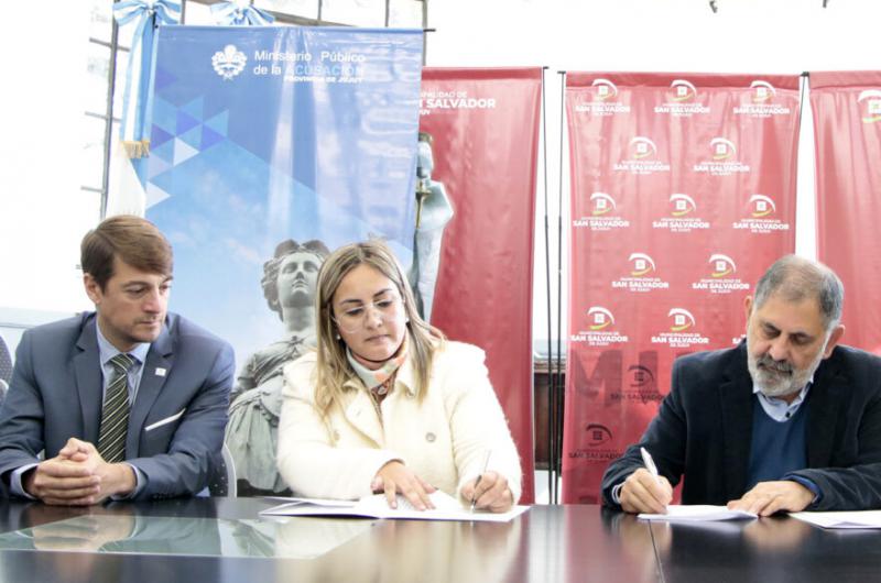 Municipio Capitalino y el MPA firmaron convenio contra la violencia de geacutenero