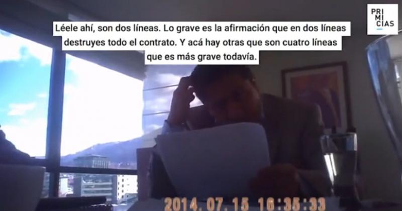 Ecuador- Video revela como exministro de Correa presionoacute para ocultar irregularidades