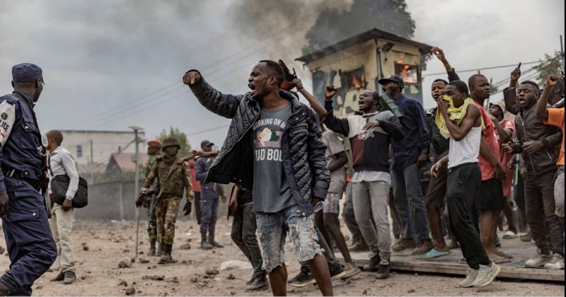 Suben a 15 los muertos en las protestas  contra la misioacuten de la ONU en Congo
