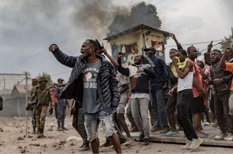 Suben a 15 los muertos en las protestas  contra la misioacuten de la ONU en Congo