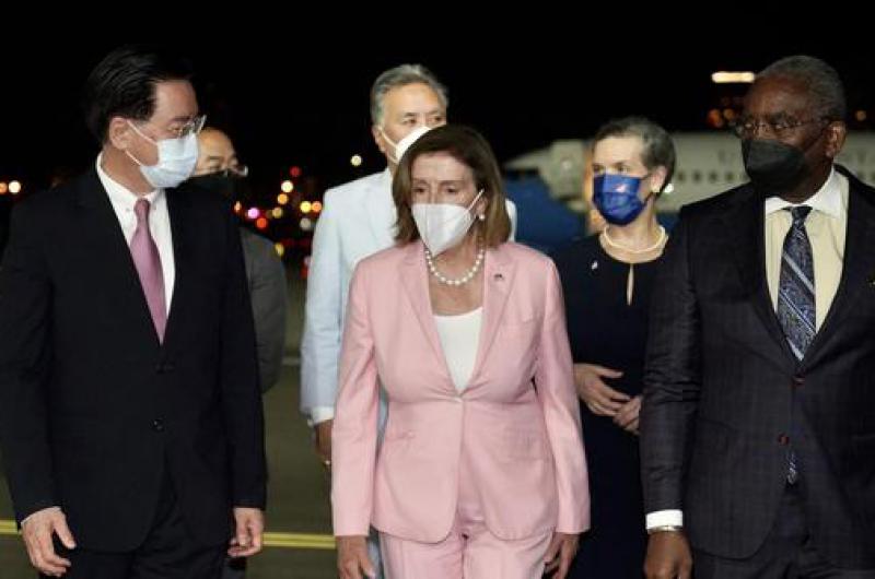 Pelosi llegoacute a Taiwan en una visita que eleva la tensioacuten entre EEUU y China