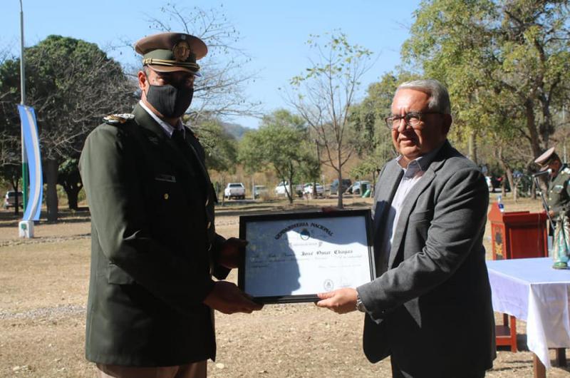 Julio Bravo resaltoacute la importante funcioacuten de Gendarmeriacutea Nacional