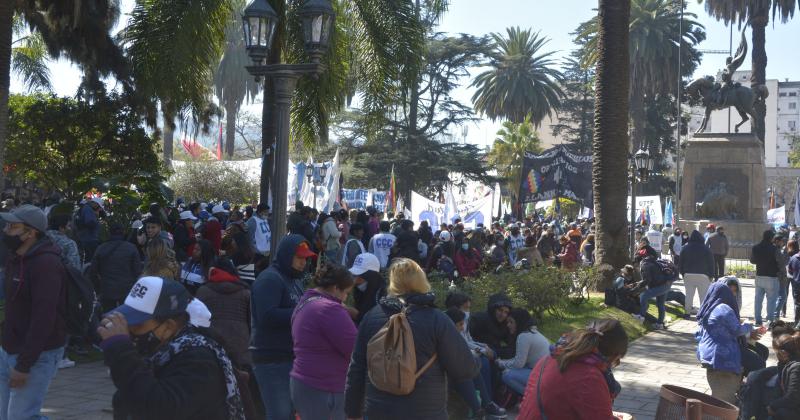 Organizaciones sociales marcharon contra la criminalizacioacuten de la protesta