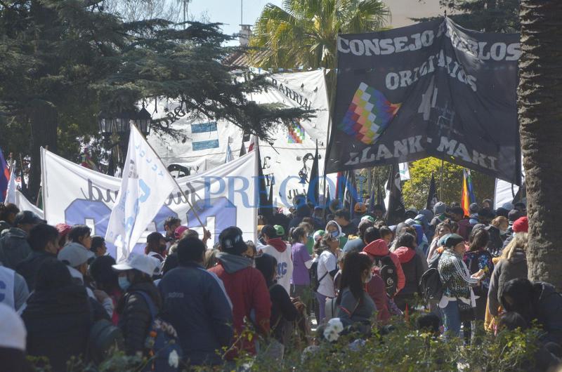 Organizaciones sociales marcharon contra la criminalizacioacuten de la protesta