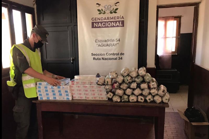 Escondiacutean 20 kilos de hojas de coca en bolsas de papas y en la rueda de auxilio