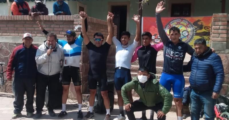 Catriel Abalos fue el ganador de la quinta fecha del Campeonato Provincial Jujentildeo de Ciclismo de Ruta