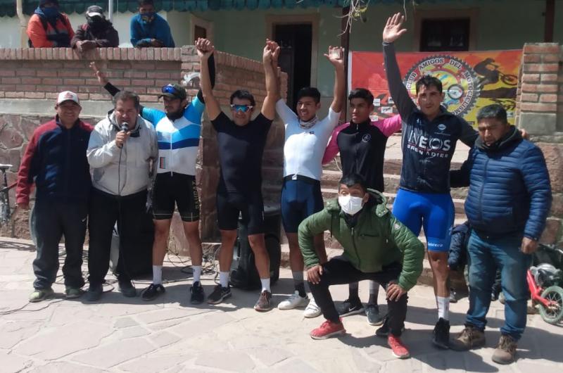 Catriel Abalos fue el ganador de la quinta fecha del Campeonato Provincial Jujentildeo de Ciclismo de Ruta