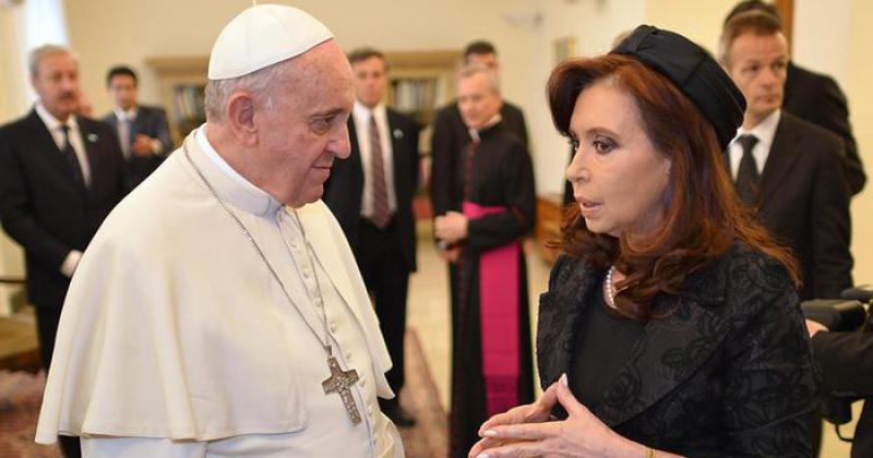El Papa Francisco habloacute con Cristina y le expresoacute su solidaridad y cercaniacutea