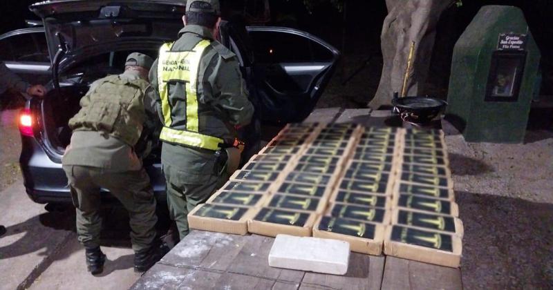 Secuestraron 46 kilos de cocaiacutena acondicionados en un parlante