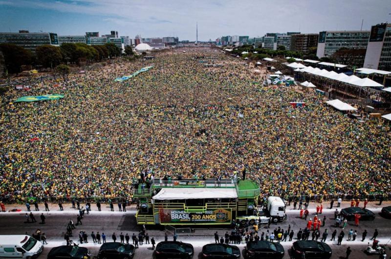 Bolsonaro convierte el bicentenario de la independencia de Brasil en acto electoral