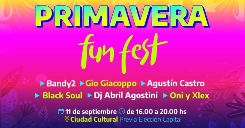  Primavera fun fest en la previa a la eleccioacuten Capital