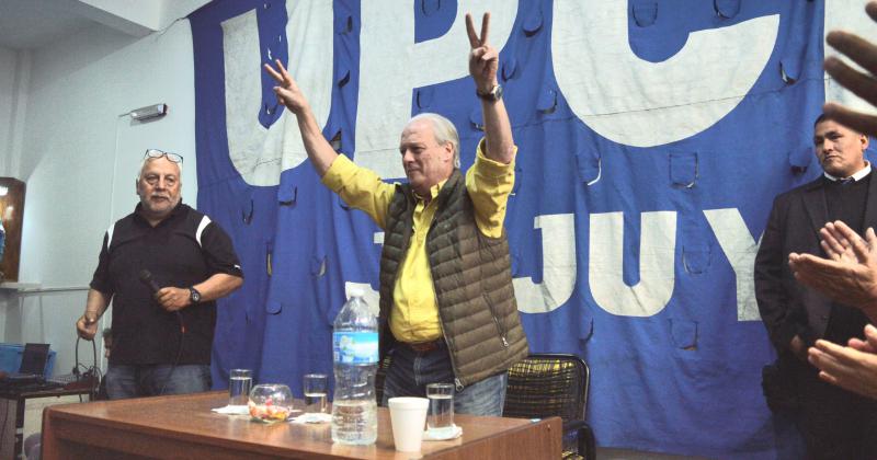 Dirigente de UPCN Nacioacuten visitoacute Jujuy y se reunioacute con delegados gremiales