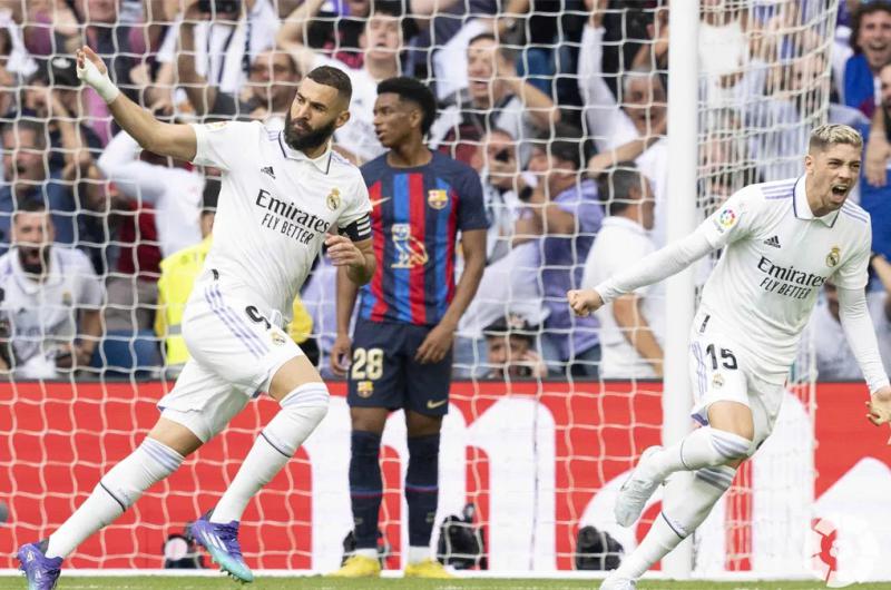 Real Madrid le ganoacute el claacutesico al Barcelona y es el puntero de LaLiga