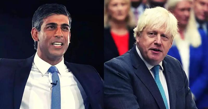 Boris Johnson y Rishi Sunak los favoritos para suceder a Liz Truss