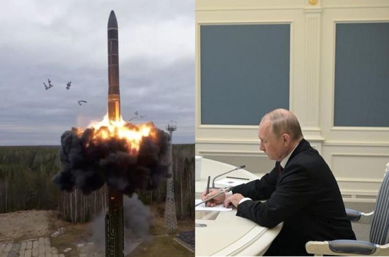 Putin eleva la tensioacuten mundial con el ensayo de un ataque nuclear masivo